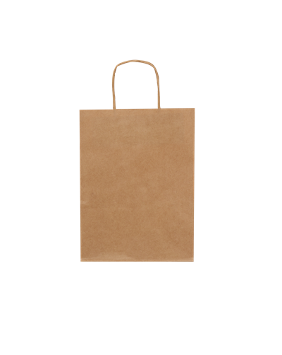 Burgu Saplı Kraft Çanta