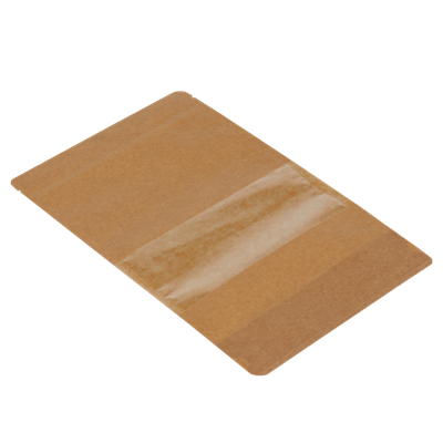 Kraft Dar Pencereli Doypack 