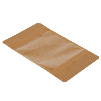 Kraft Geniş Pencereli Doypack 