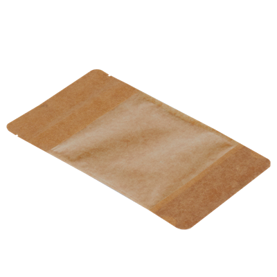 Kraft Geniş Pencereli Doypack 