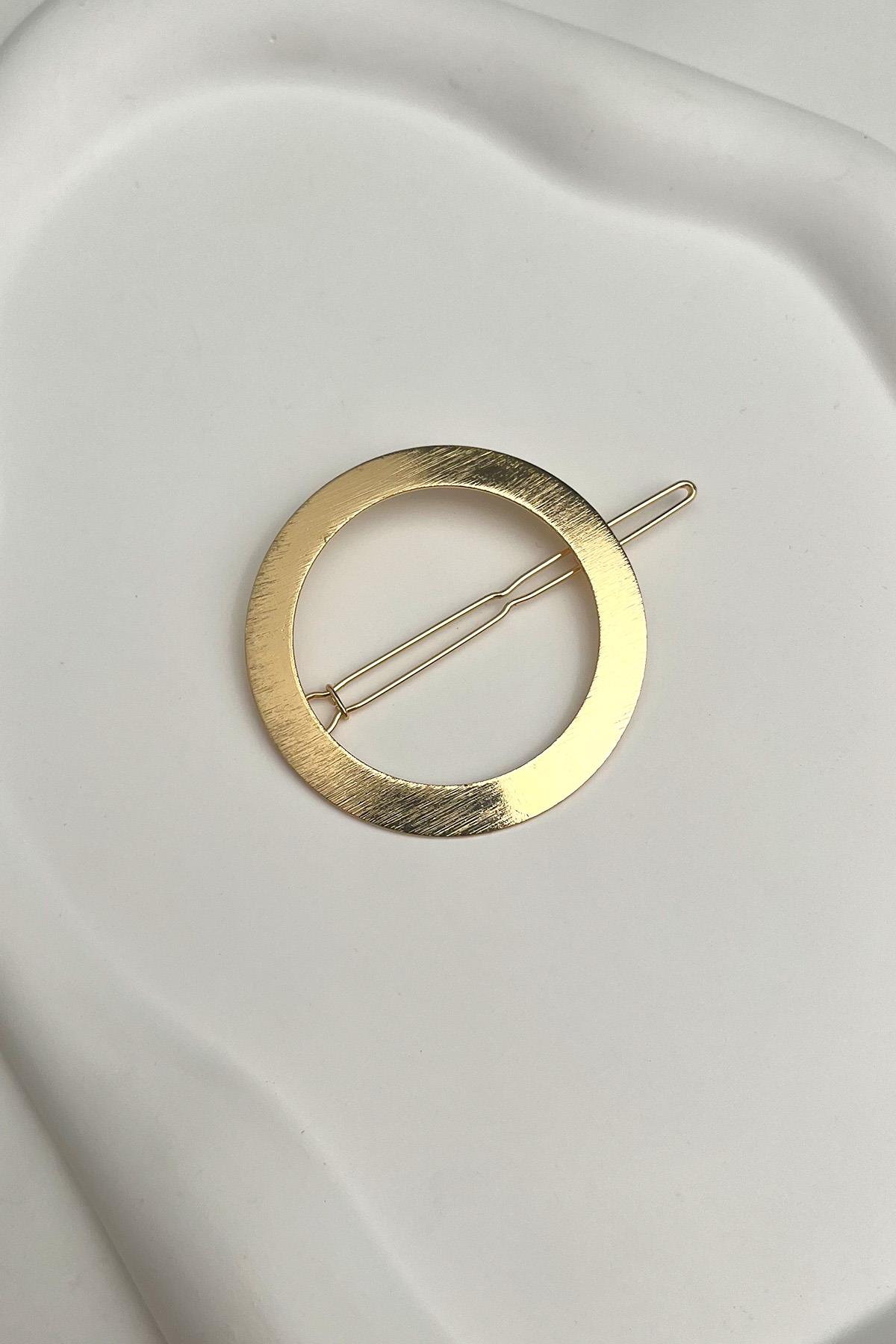 Altın Rengi Halka Metal Toka (Ölçü:5 cm)