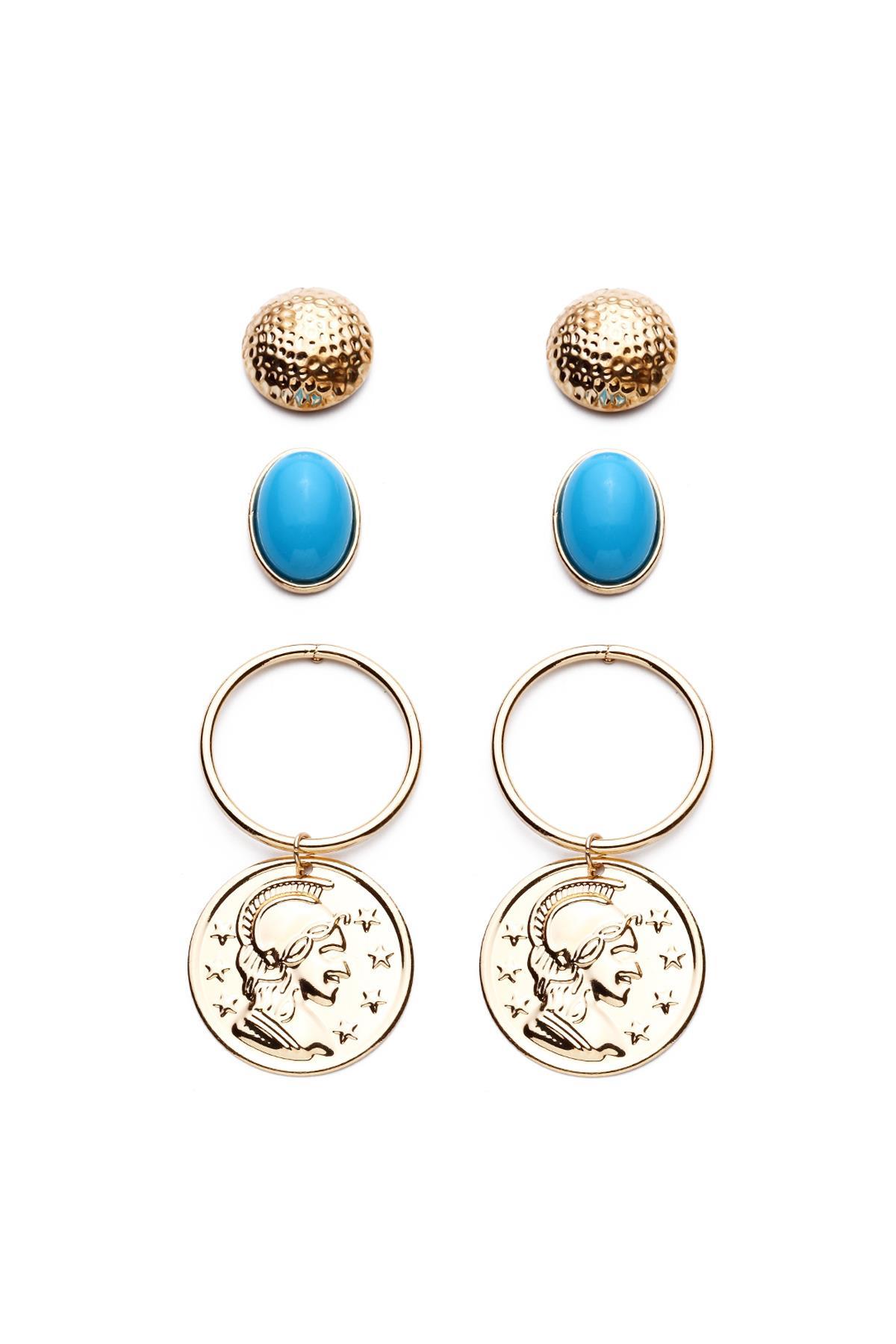 Çoklu Madalyon Küpe