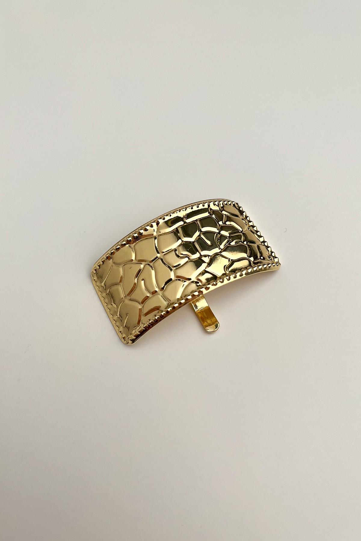 Dokulu Dikdörtgen Saça Geçmeli Toka (En:2cm Boy:5cm)