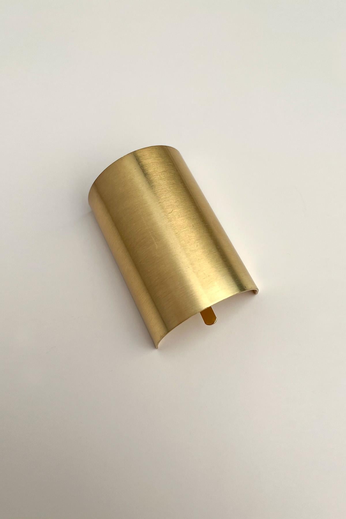 Düz Plaka Kıvrımlı Saça Geçmeli Toka (Ölçü:5,5cm)