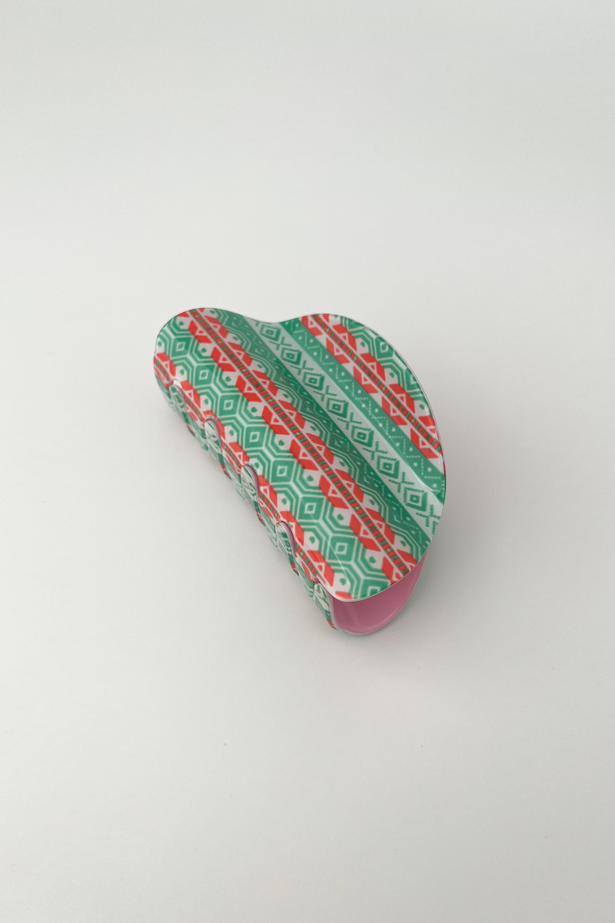Etnik Desenli Oval Mandal Toka (Ölçü:8cm)
