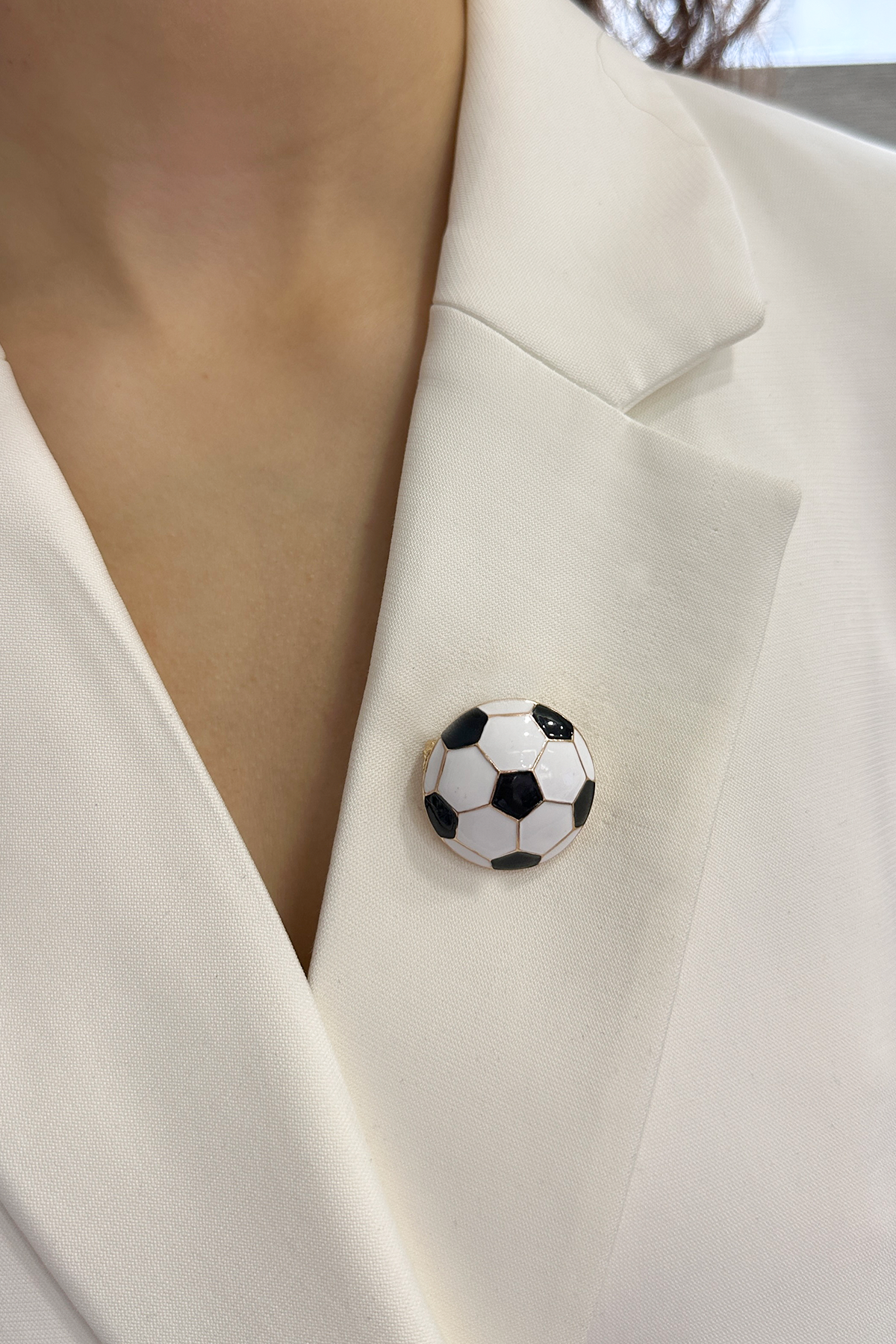 Euro 2024 Top Broş(Ölçü:3cm)