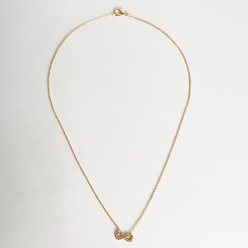 Gold Zirkon Taşlı Sonsuzluk Kolye Sevgiliye Hediye