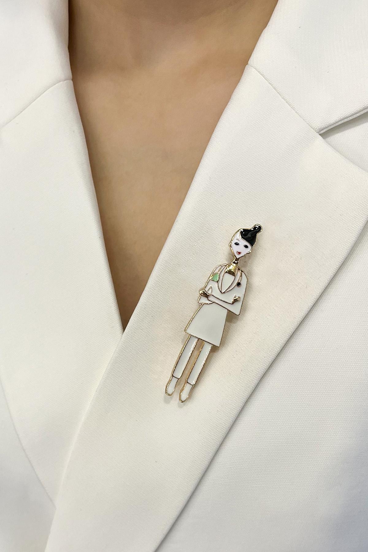 Hemşire&Doktor Kadın İğneli Broş (7cm)