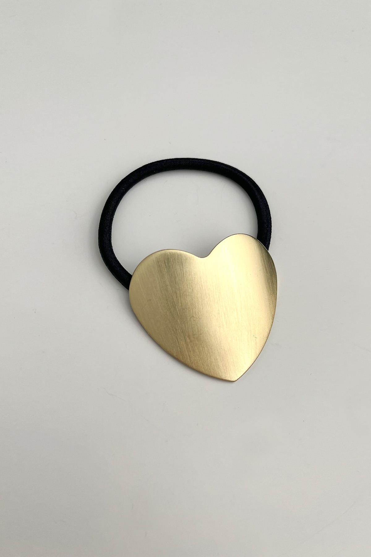 Kalp Plaka Lastik Toka (Ölçü:4,5cm)