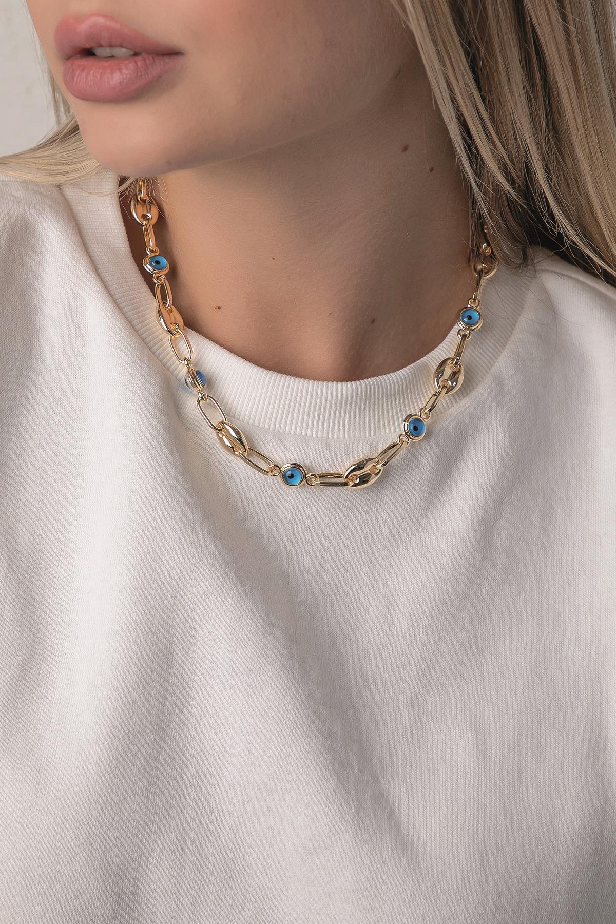 Nazarlı Gemici Kolye