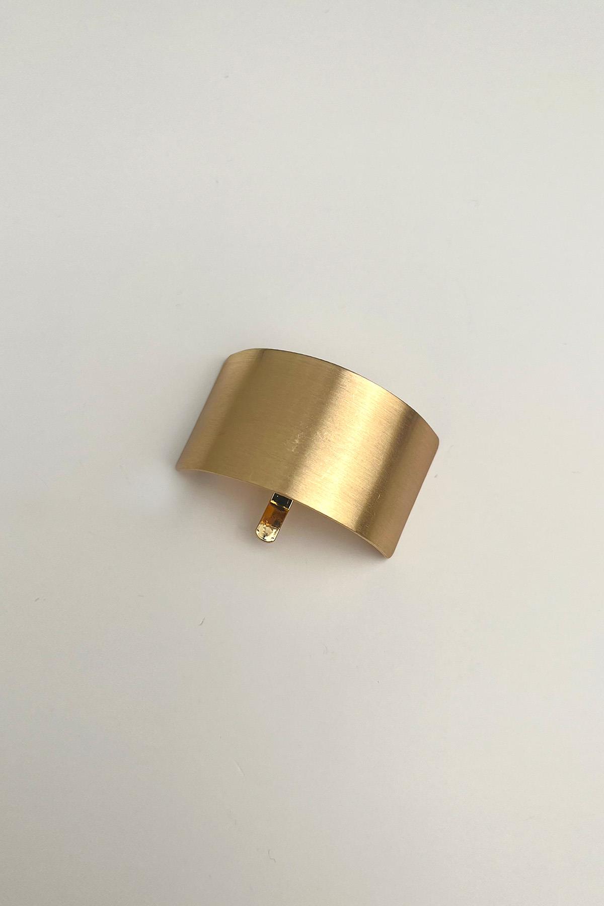 Oval Plaka Saça Geçmeli Toka (En:2,5cm Boy:6 cm)
