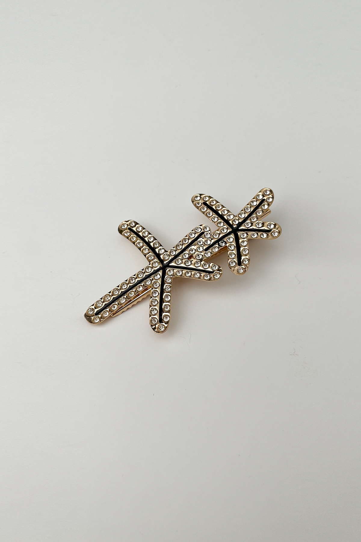 Taşlı Deniz Yıldızı Yan toka (Ölçü:7cm)