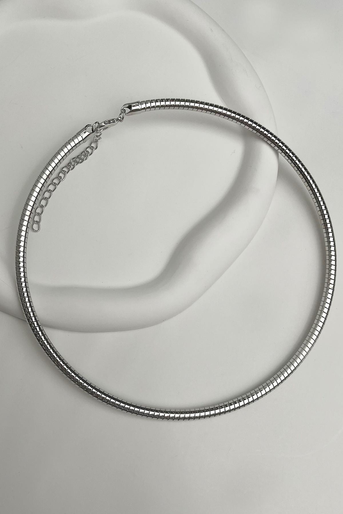 Tırtıklı Choker Kolye