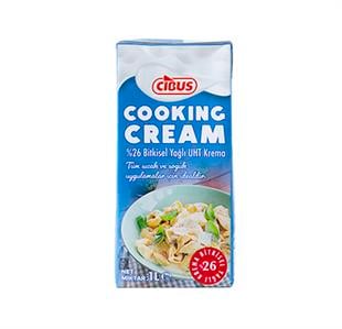 Cibus Bitkisel Yağlı (26) UHT Krema 1 Lt X 12 Ad