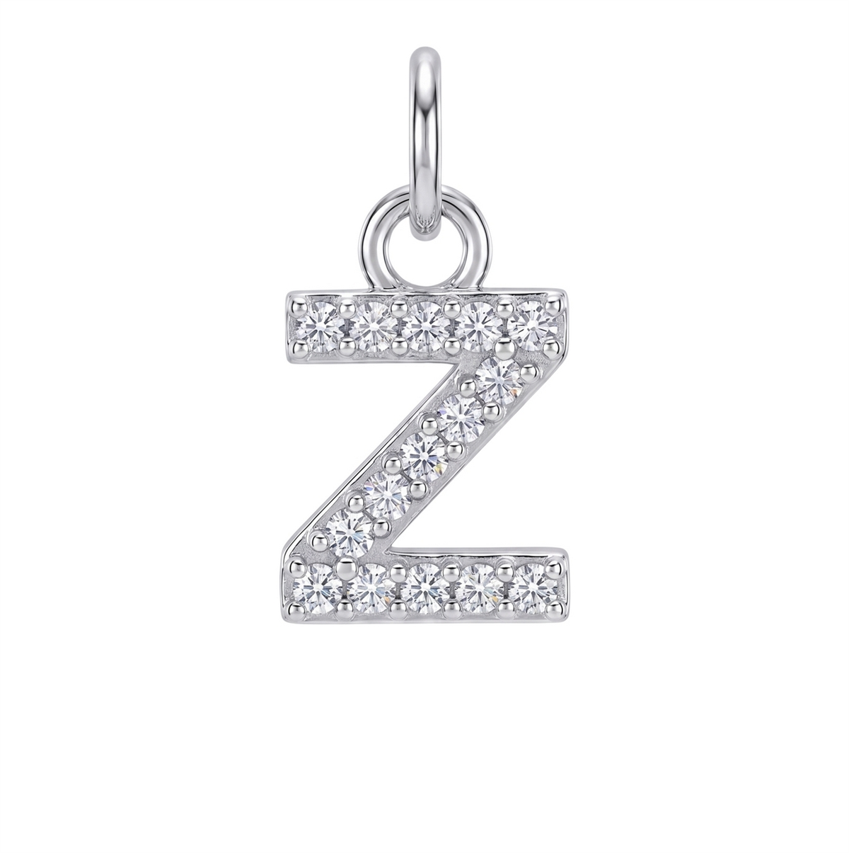 Letter Z Charm - Silver