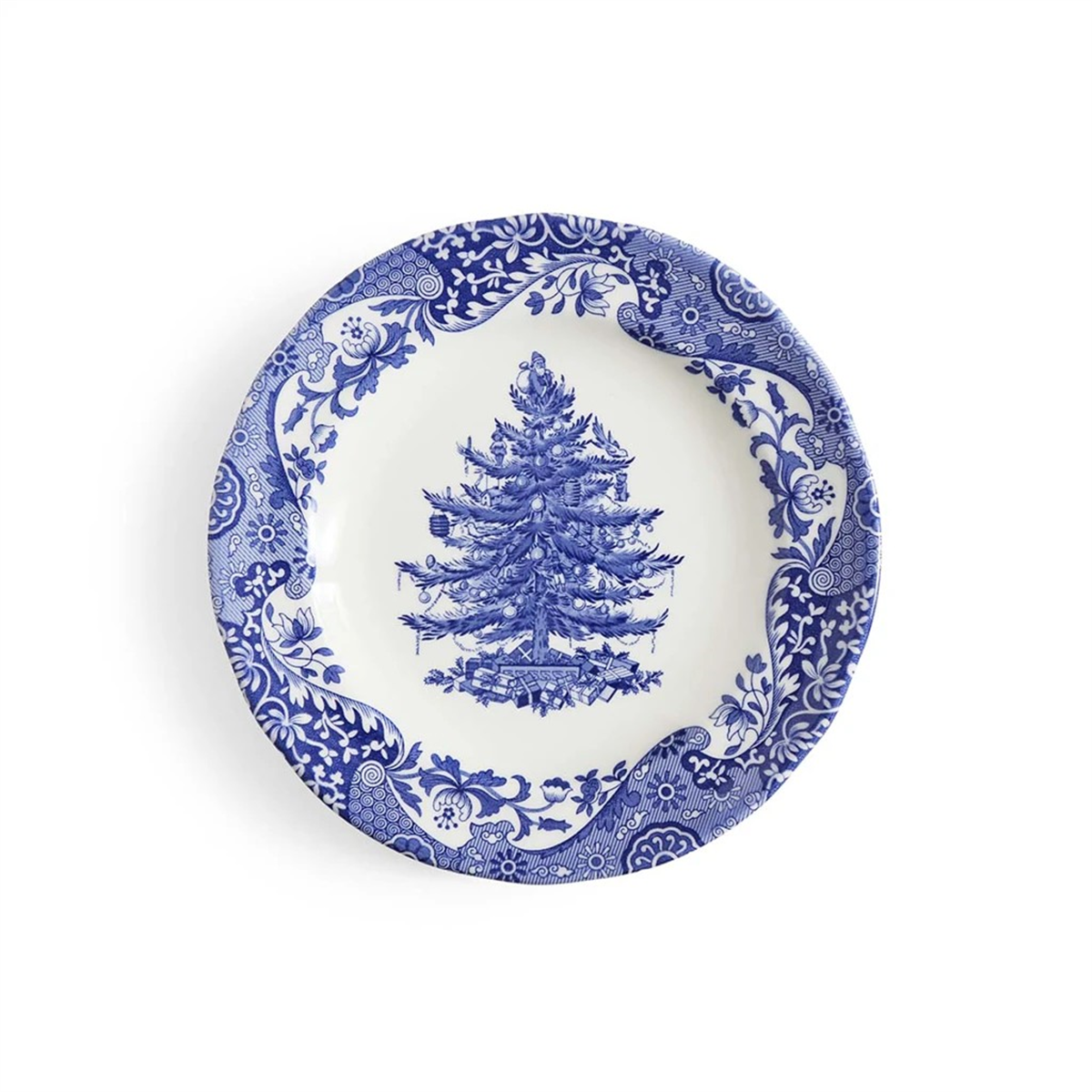 Blue Italian Christmas Pasta tabağı 20cm
