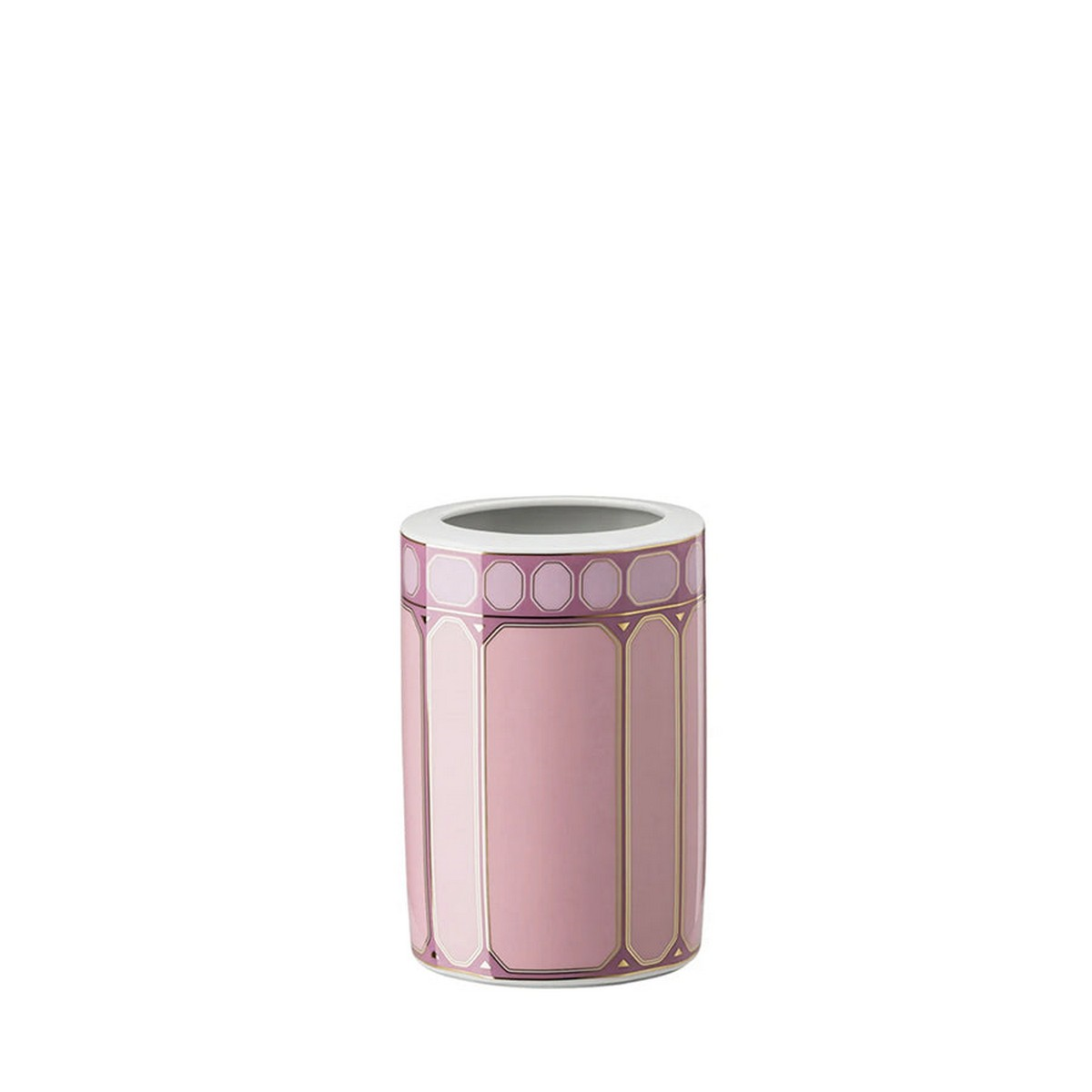 Signum Rose Pembe Porselen Vazo 15 cm