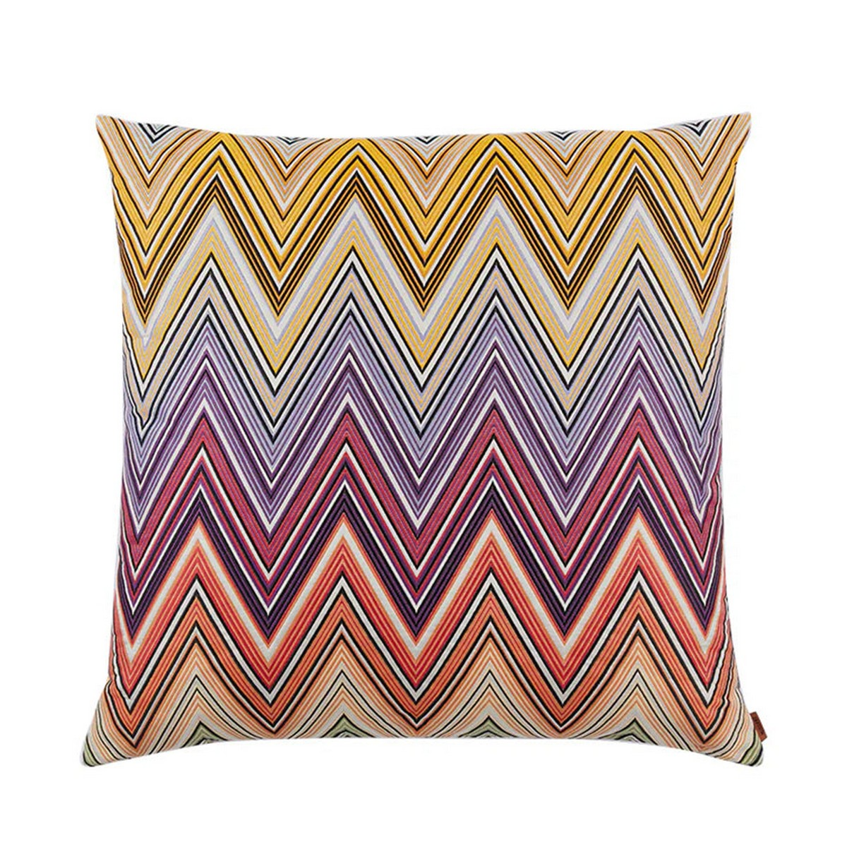 Kew T59 Turuncu Zigzag Desenli Dekoratif Yastık 60 x 60 cm