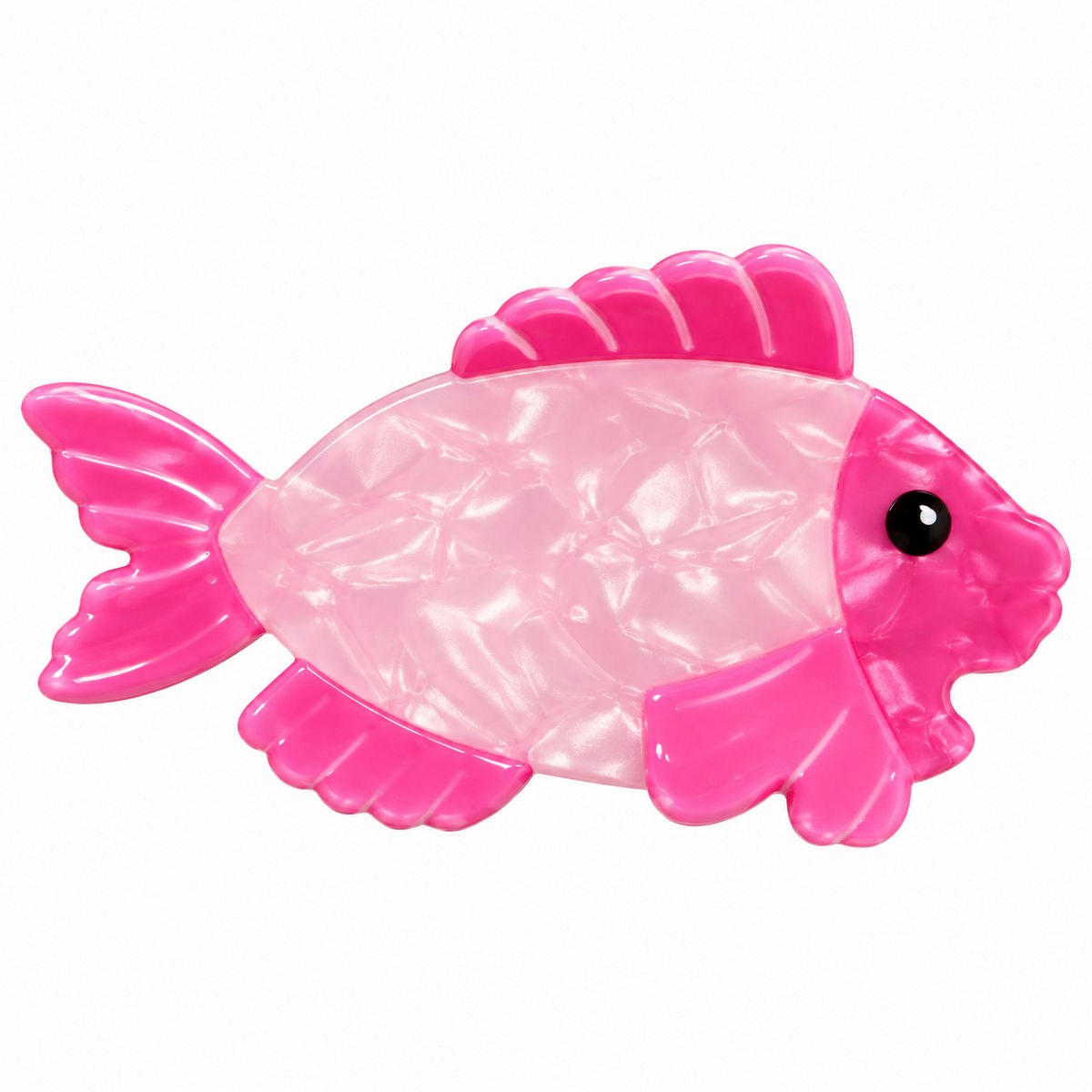 Pinky Fish Akrilik Kıskaçlı Toka