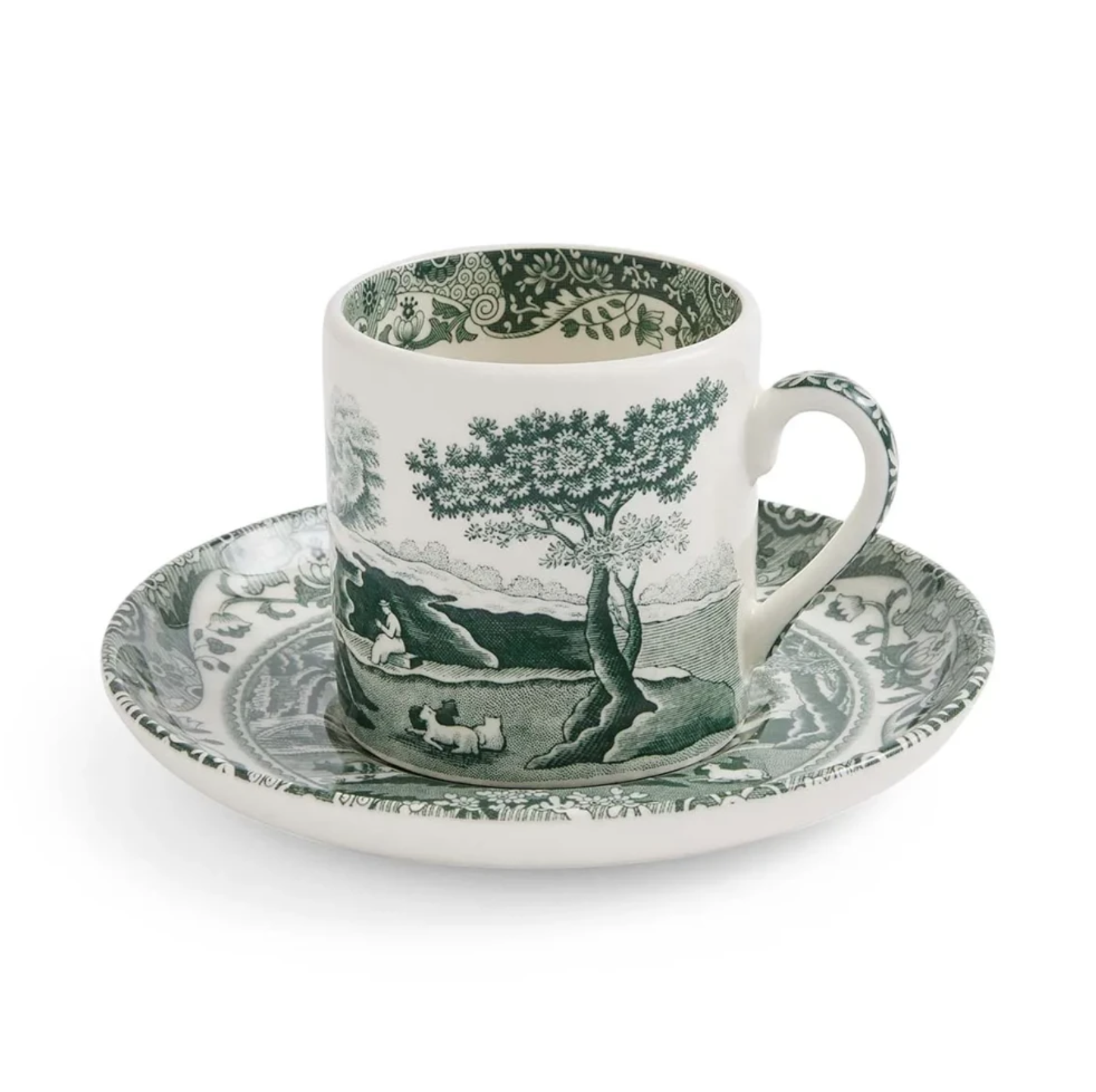 Spode Heritage Green Italian Kahve fincanı