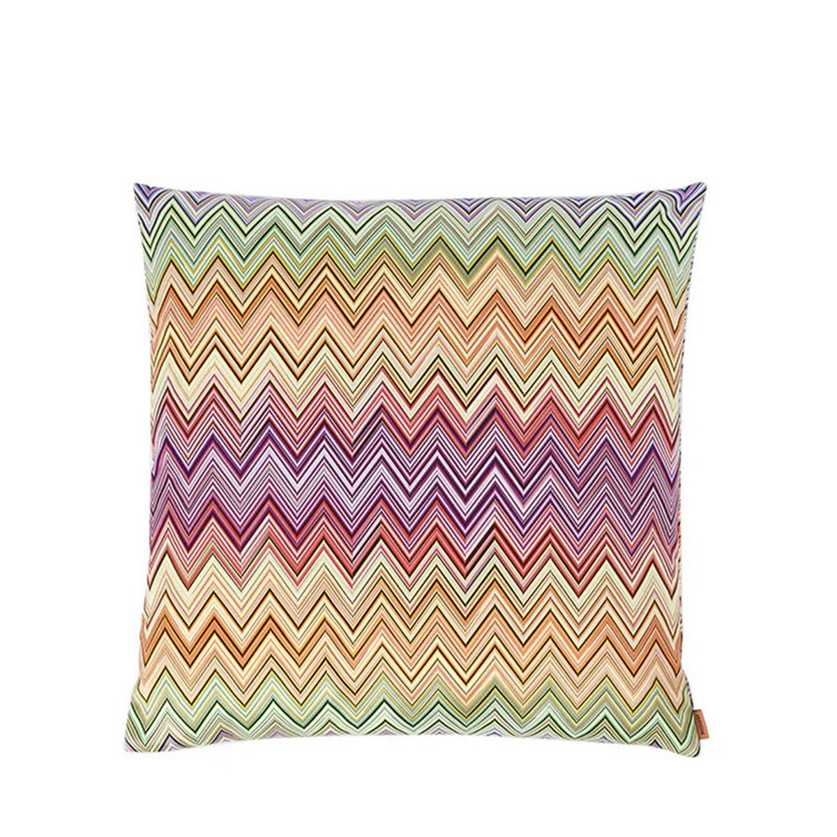 Jarris 156 Kırmızı Çok Renkli Zigzag Desenli Dekoratif Yastık 50 x 50 cm
