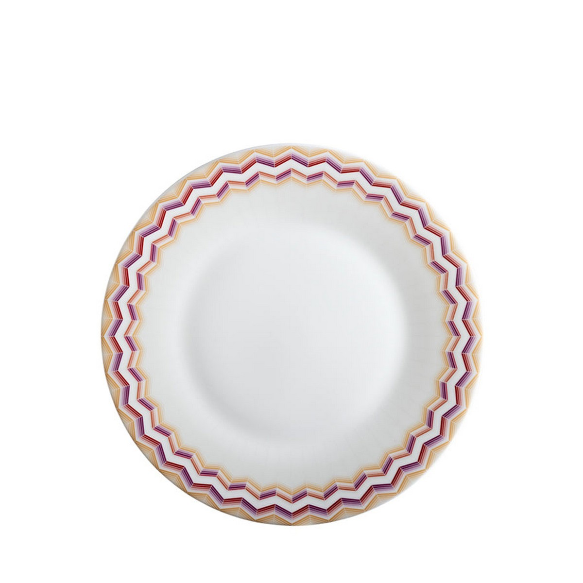 Zig Zag Jarris 156 Turuncu Bordo Yemek Tabağı 27,5 cm