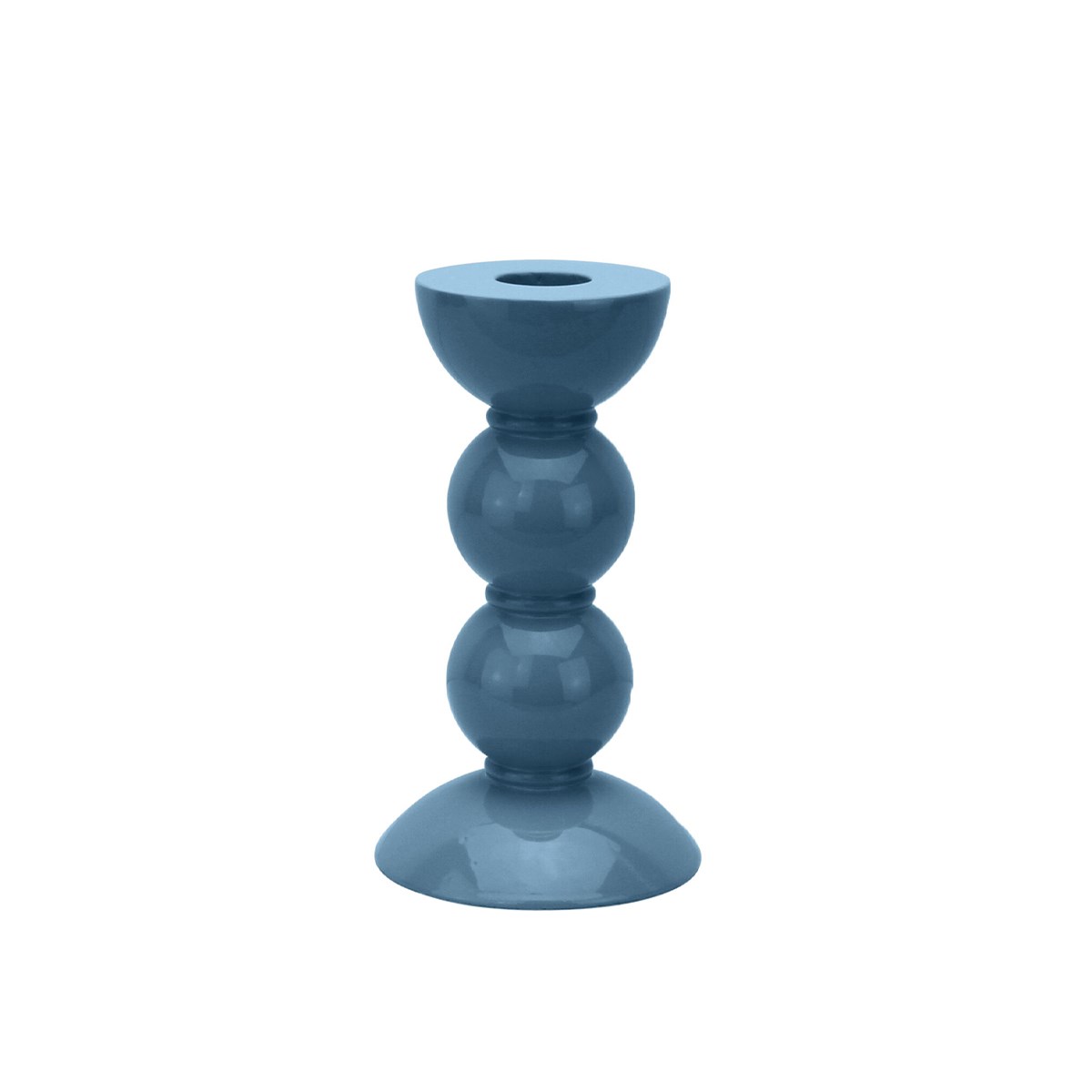 Bobbin Chambray Dekoratif Şamdan 14 Cm