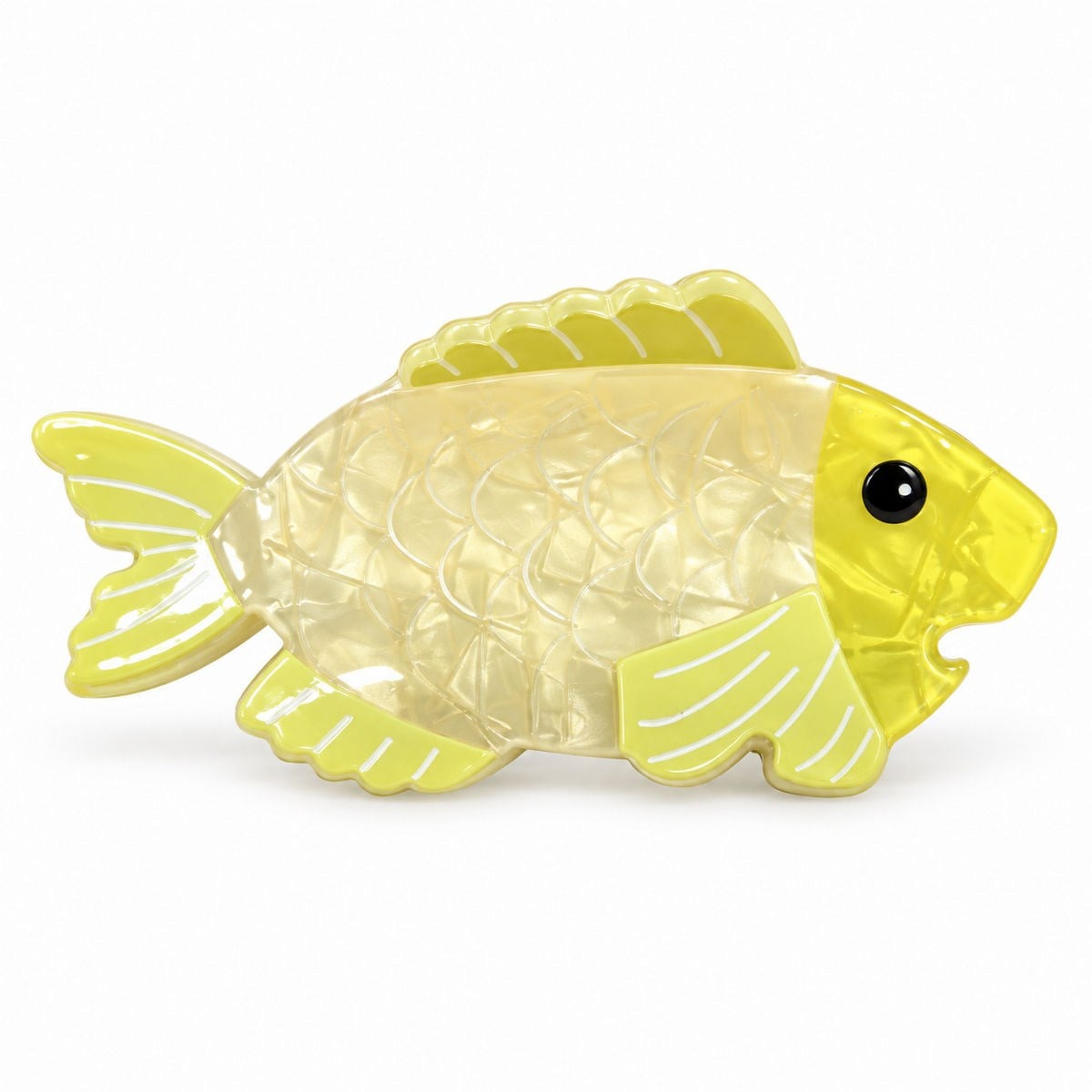 Lemon Fish Akrilik Kıskaçlı Toka