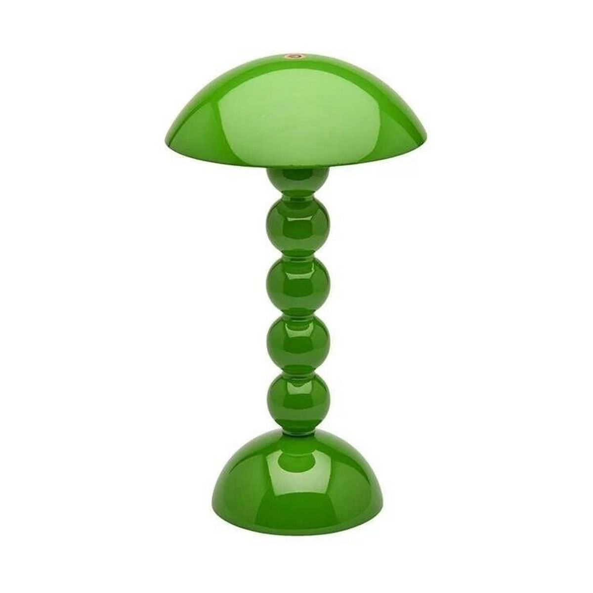 Leaf Green Lacquer Rechargeable Bobbin Rechargeable LED Table Lamp