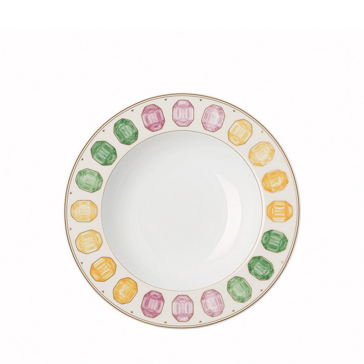 Idyllia Marshmallow Porselen Çukur Tabak 24 cm