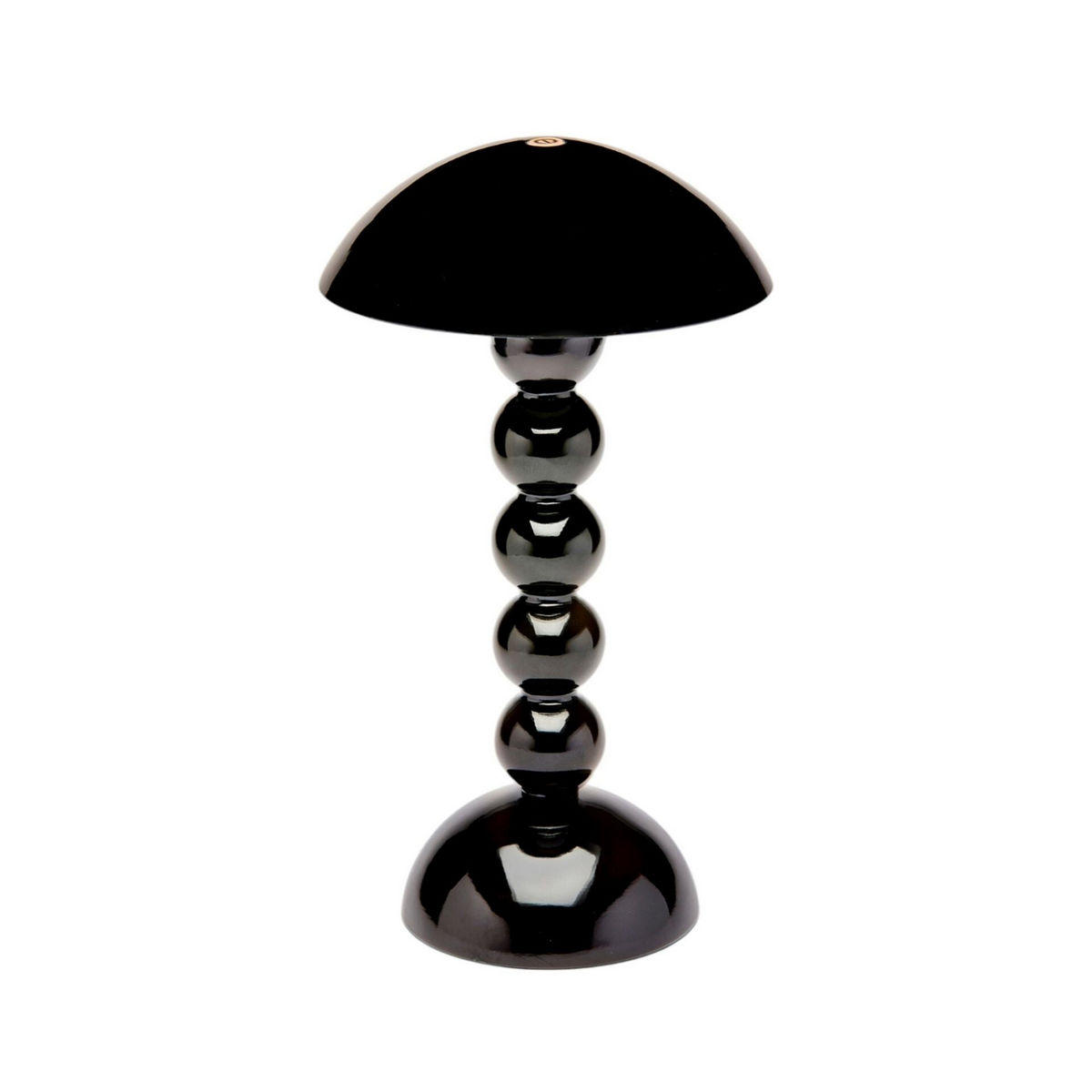 Bobbin LED Siyah Şarjlı LED Masa Lambası