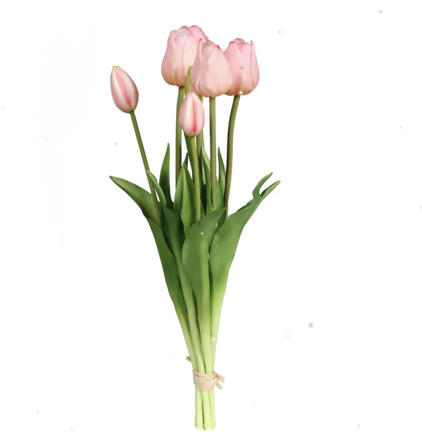 Wet-Look Artificial Tulip Large - 45 cm Pink
