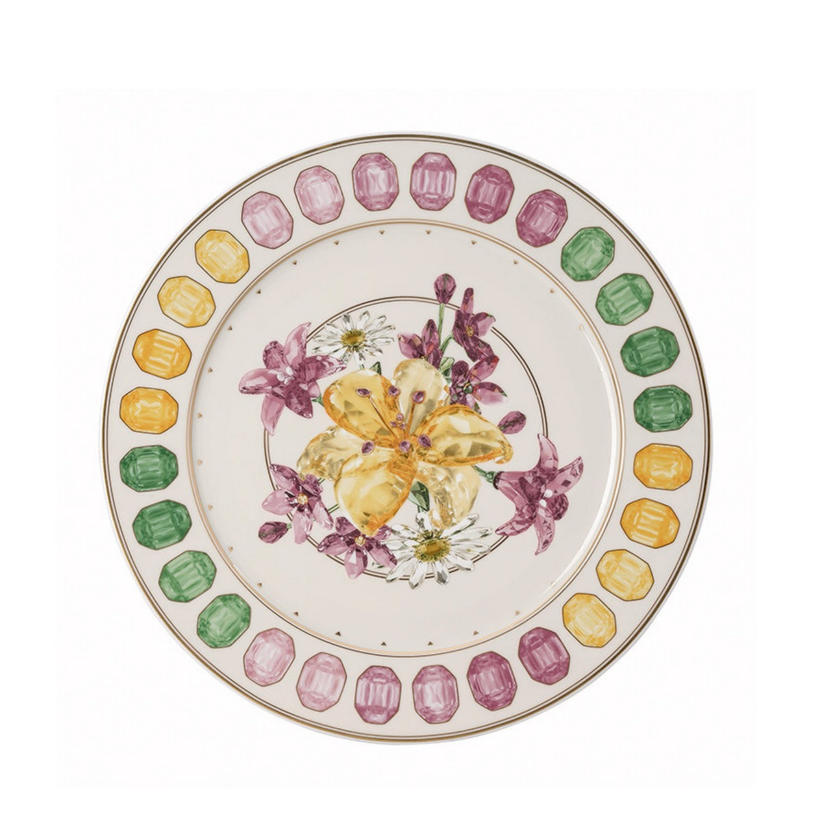 Idyllia Bouquet Porselen Servis Tabağı 33 cm