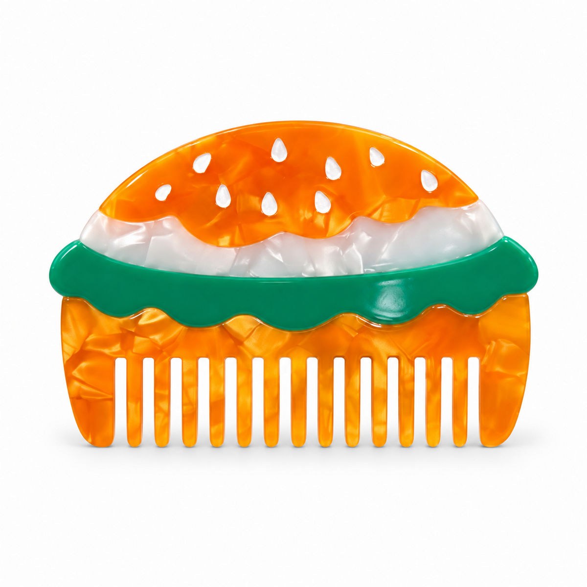 Bun Hamburger Akrilik Saç Tarağı