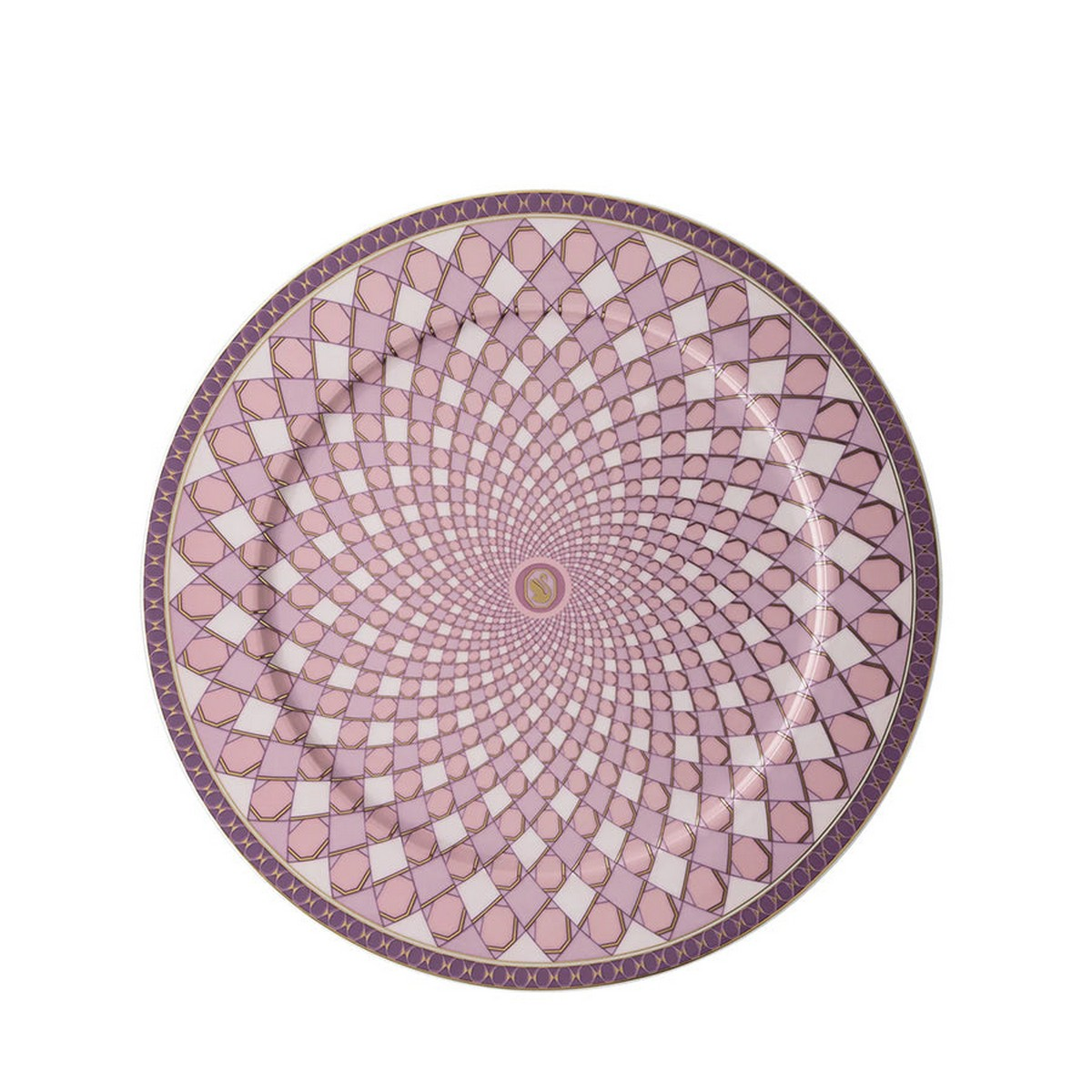 Signum Rose Pembe Porselen Servis Tabağı 33 cm