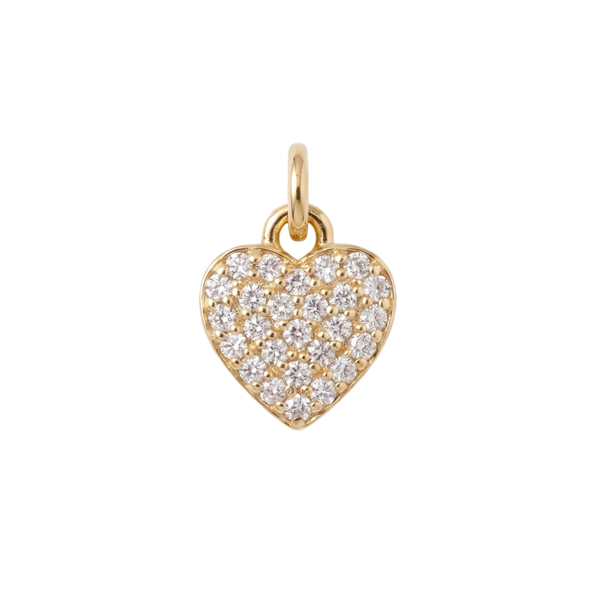 Mini Heart Charm - Gold