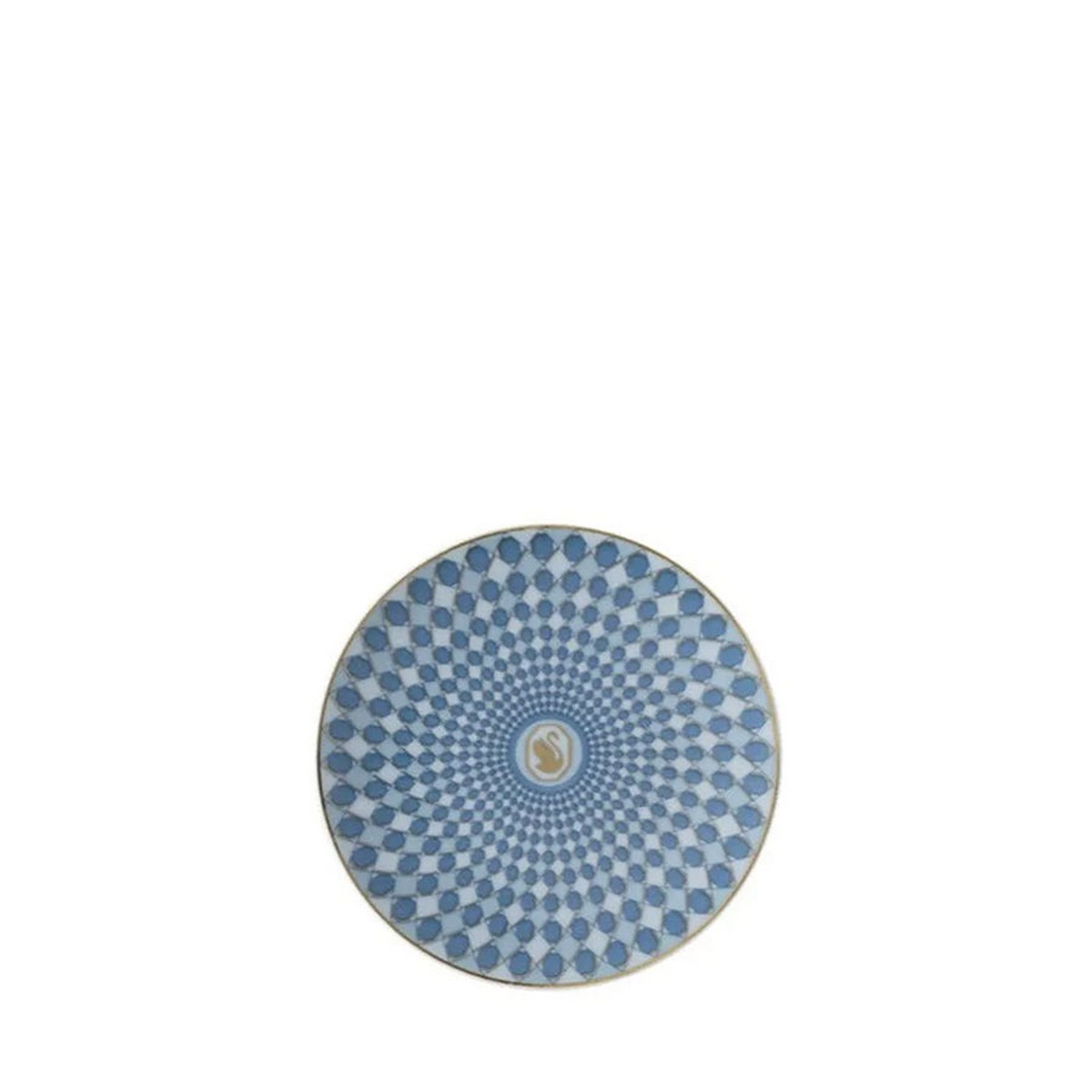 Signum Azure Mavi Porselen Düz Tabak 10 cm
