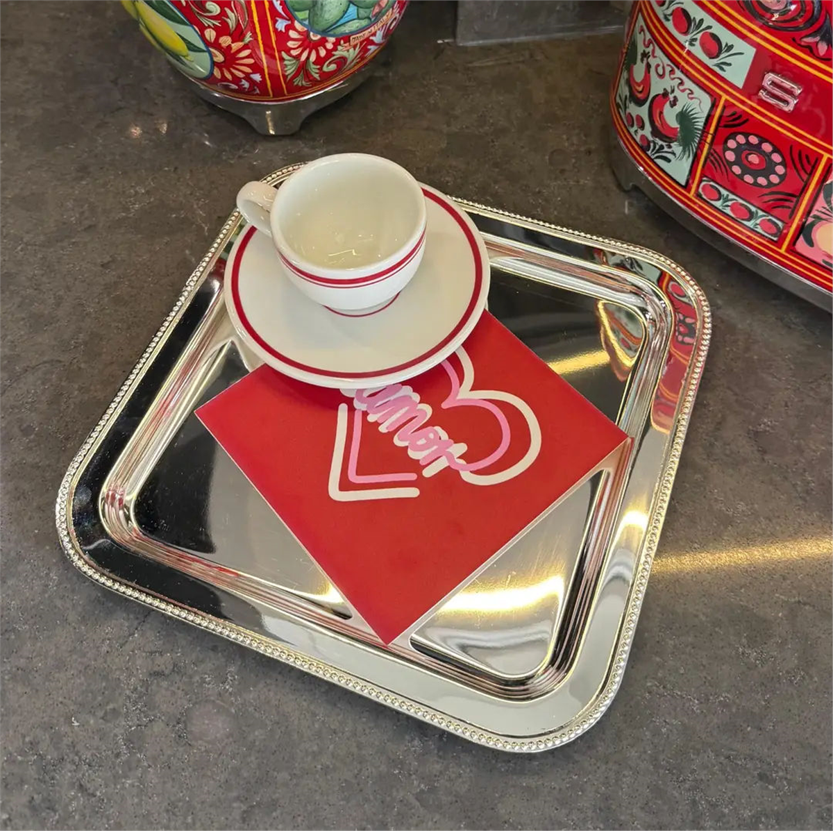 Amor 4lü Bardak Matı