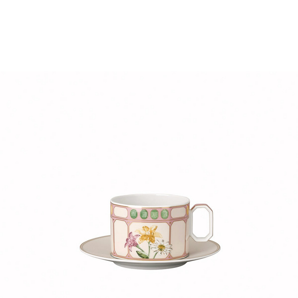 Idyllia Marshmallow Porselen Kahve/Çay Fincan ve Tabağı 0,35 L