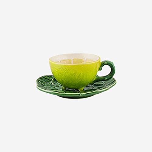 BORDALLO PINHEIRO Lemon Sarı Seramik Çay Fincanı 165 Ml