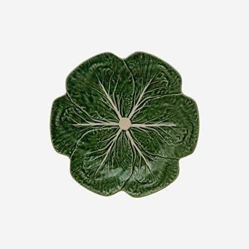BORDALLO PINHERIO Cabbage Yeşil Seramik Yemek Tabağı 26,5 Cm