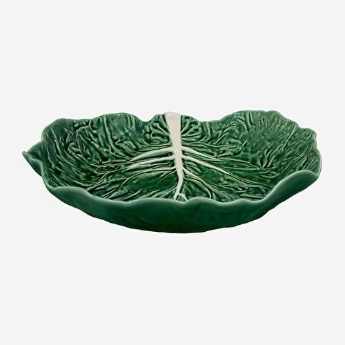 BORDALLO PINHERIO Cabbage Yeşil Seramik Servis Kasesi 32,5 Cm