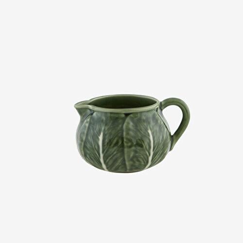 BORDALLO PINHERIO Cabbage Yeşil Seramik Sütlük