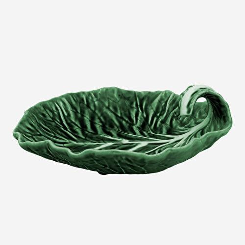BORDALLO PINHERIO Cabbage Yeşil Seramik Servis Tabağı 25 Cm