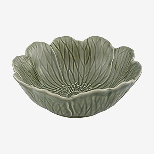 BORDALLO PINHERIO Flora Gri Seramik Kase 17 Cm