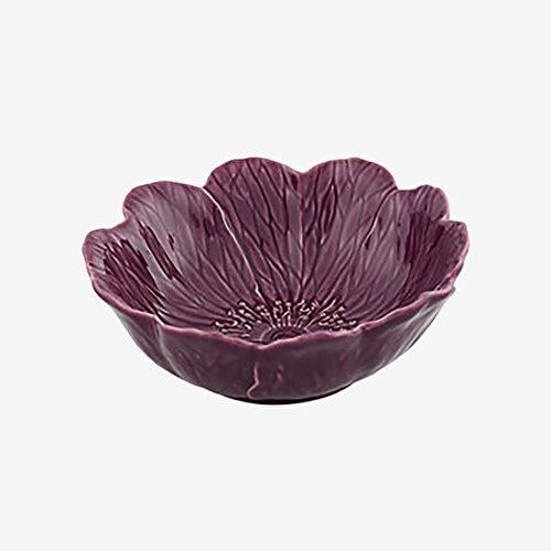 BORDALLO PINHERIO Flora Mor Seramik Kase 17 Cm