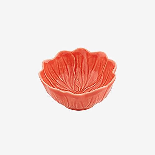 BORDALLO PINHERIO Flora Turuncu Seramik Kase 12 Cm