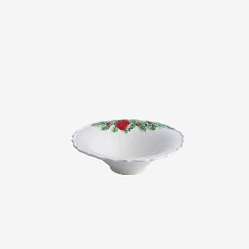 BORDALLO PINHERIO Garland Beyaz Seramik Kase 20 Cm