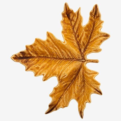 BORDALLO PINHERIO Gudrun Sarı Seramik Servis Tabağı 21 Cm