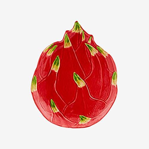BORDALLO PINHERIO Tropical Fruits Pembe Seramik Yemek Tabağı 26 Cm
